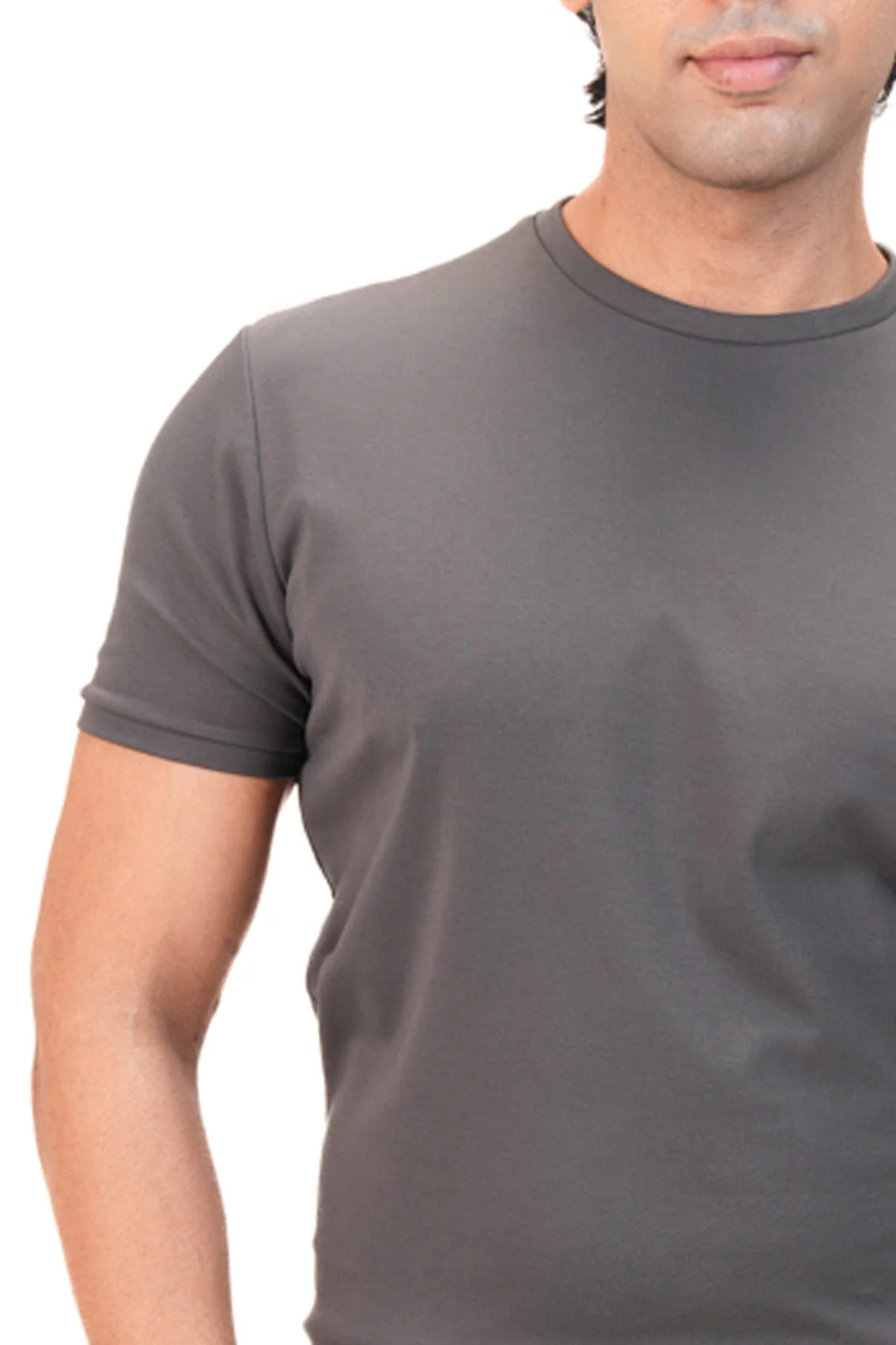 Absolute Cotton Crew - Ash Grey - Image 3
