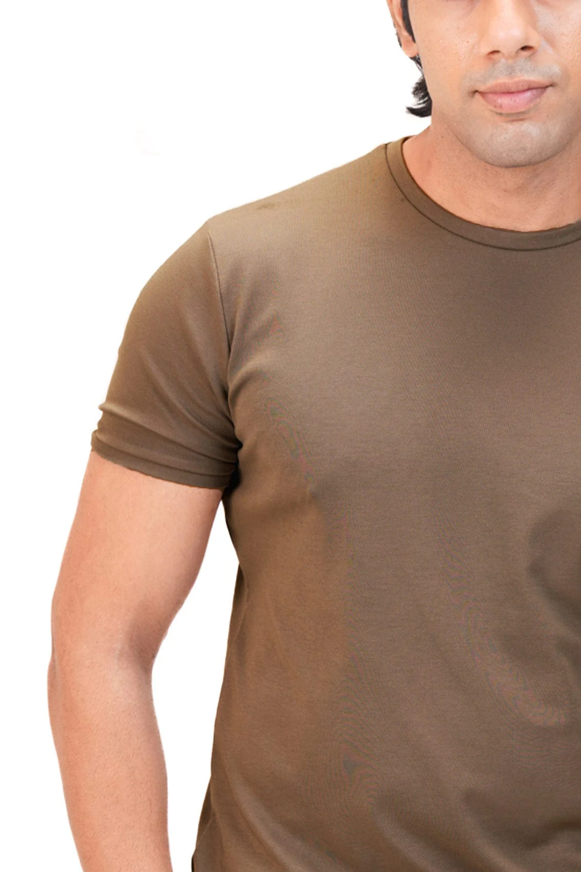 Absolute Cotton Crew - Earthy Brown - Image 3