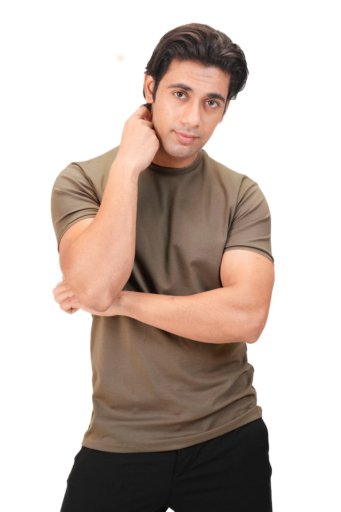 Absolute Cotton Crew - Earthy Brown - Image 4
