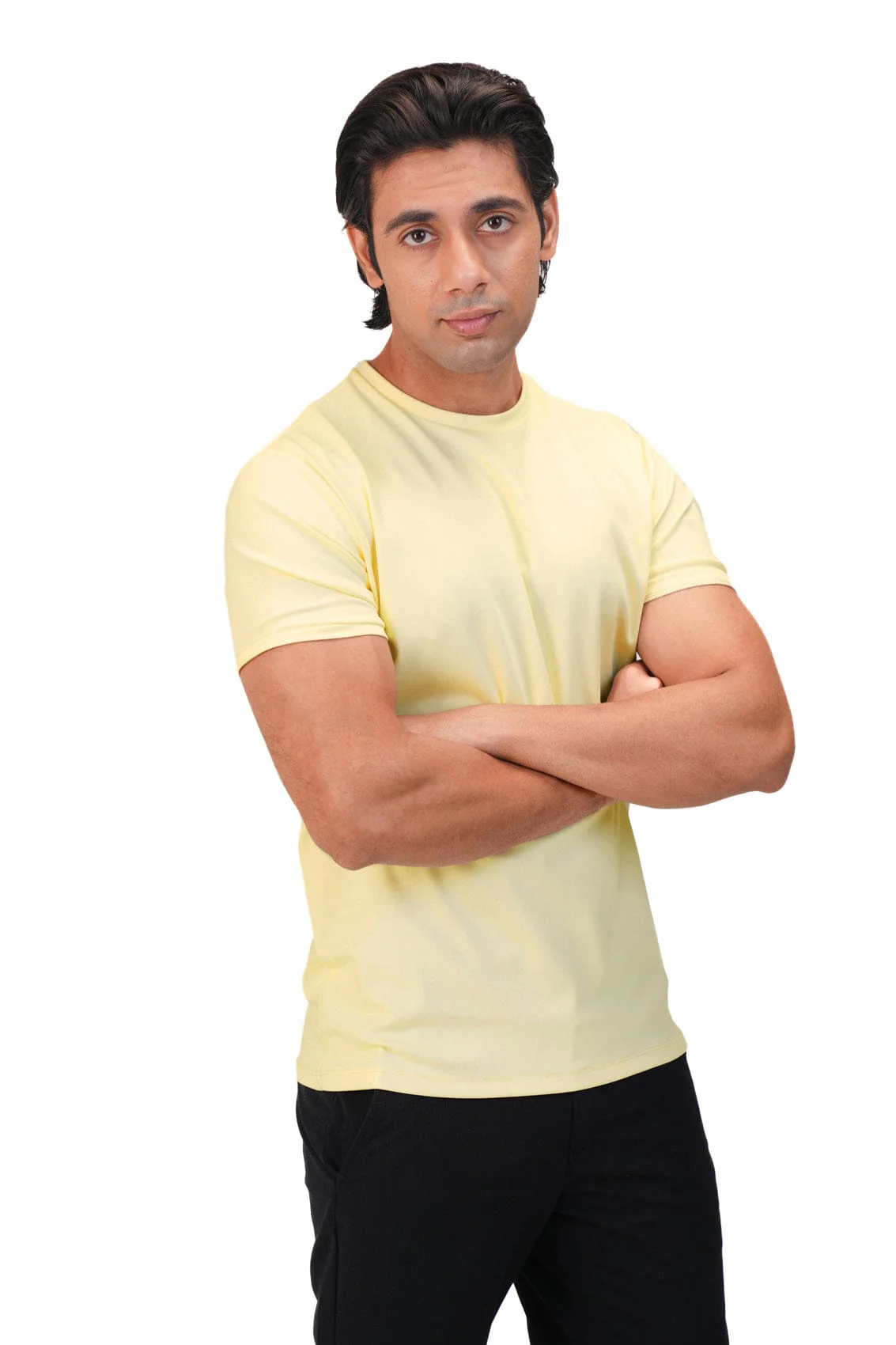 Absolute Cotton Crew - Lemon Yellow - Image 3