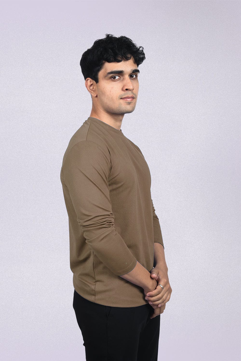 Absolute Crew Full Sleeves- Sandstone - Image 4