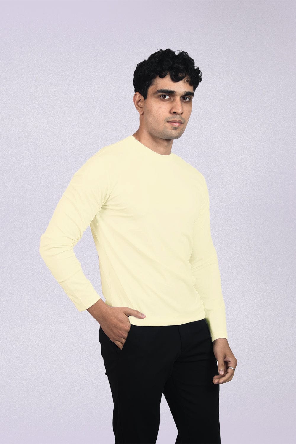 Absolute Crew Full Sleeves- Soft Butter - Image 3