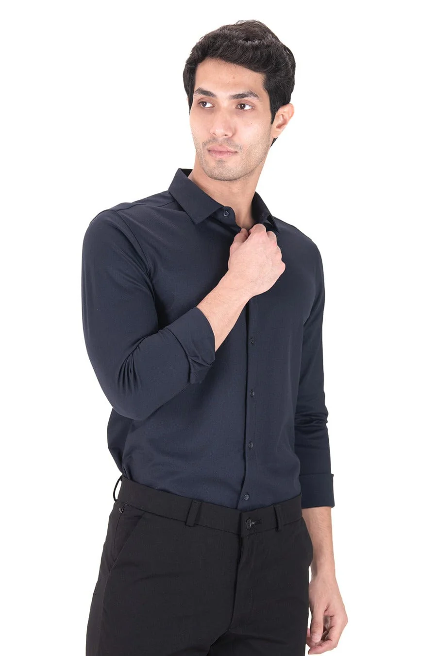 Cardinal Dobby Shirt - Iris Navy - Image 3