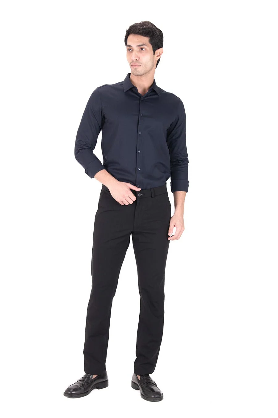 Cardinal Dobby Shirt - Iris Navy - Image 4