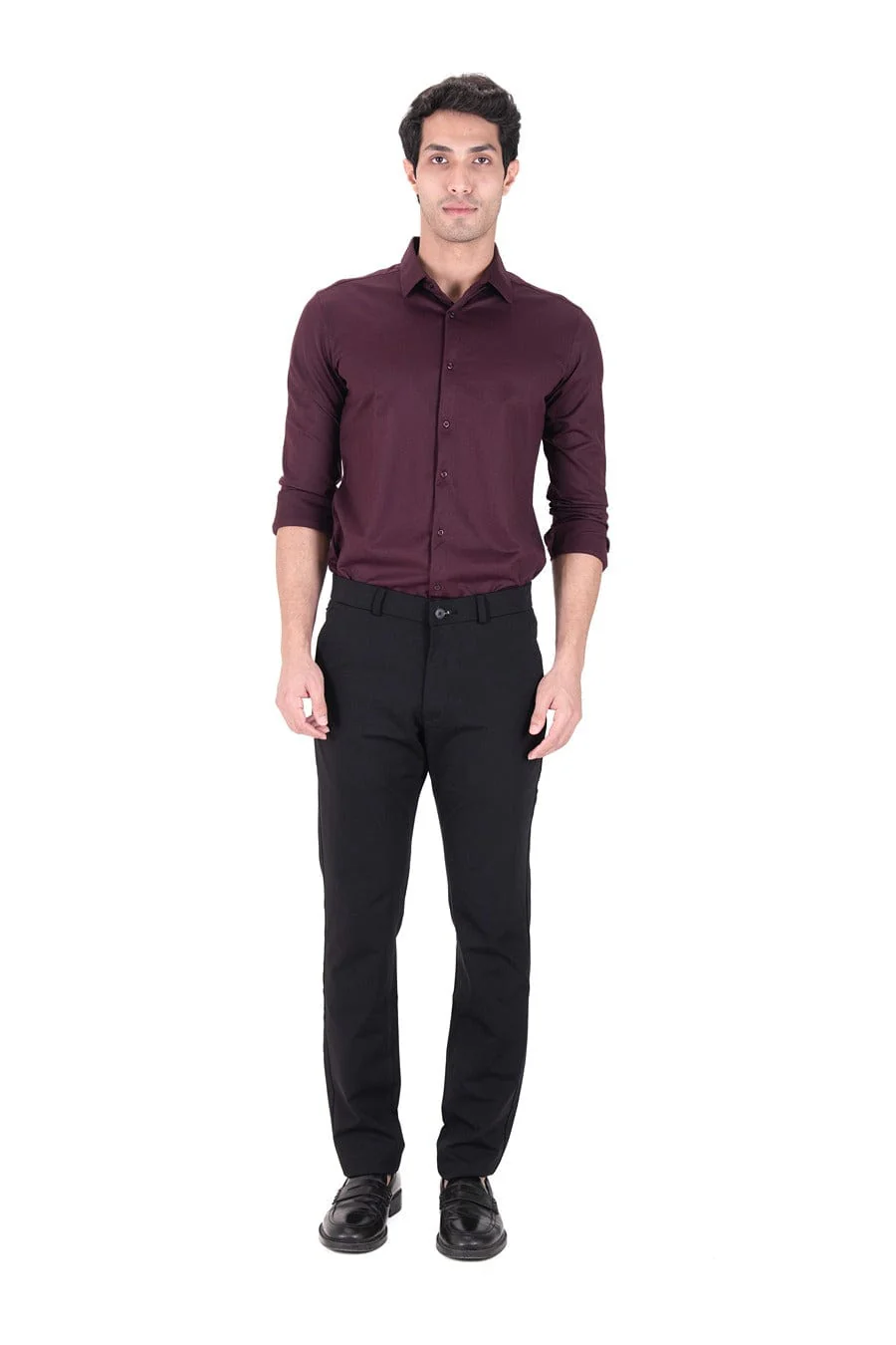 Cardinal Dobby Shirt - Regal Maroon - Image 4