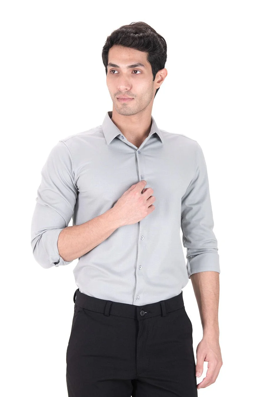 Cardinal Dobby Shirt - Silver Slate - Image 3