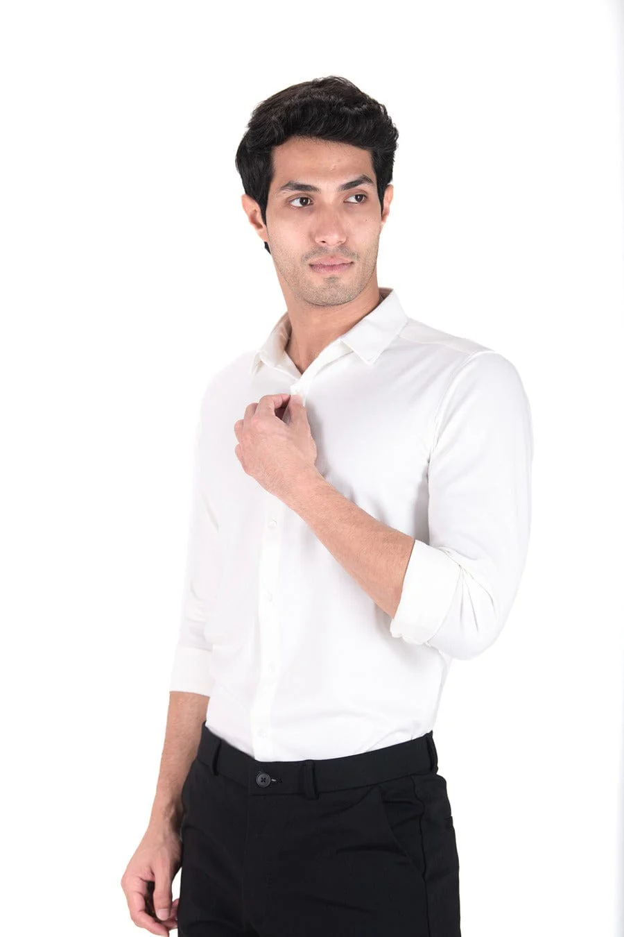 Cardinal Dobby Shirt - Soft White - Image 3