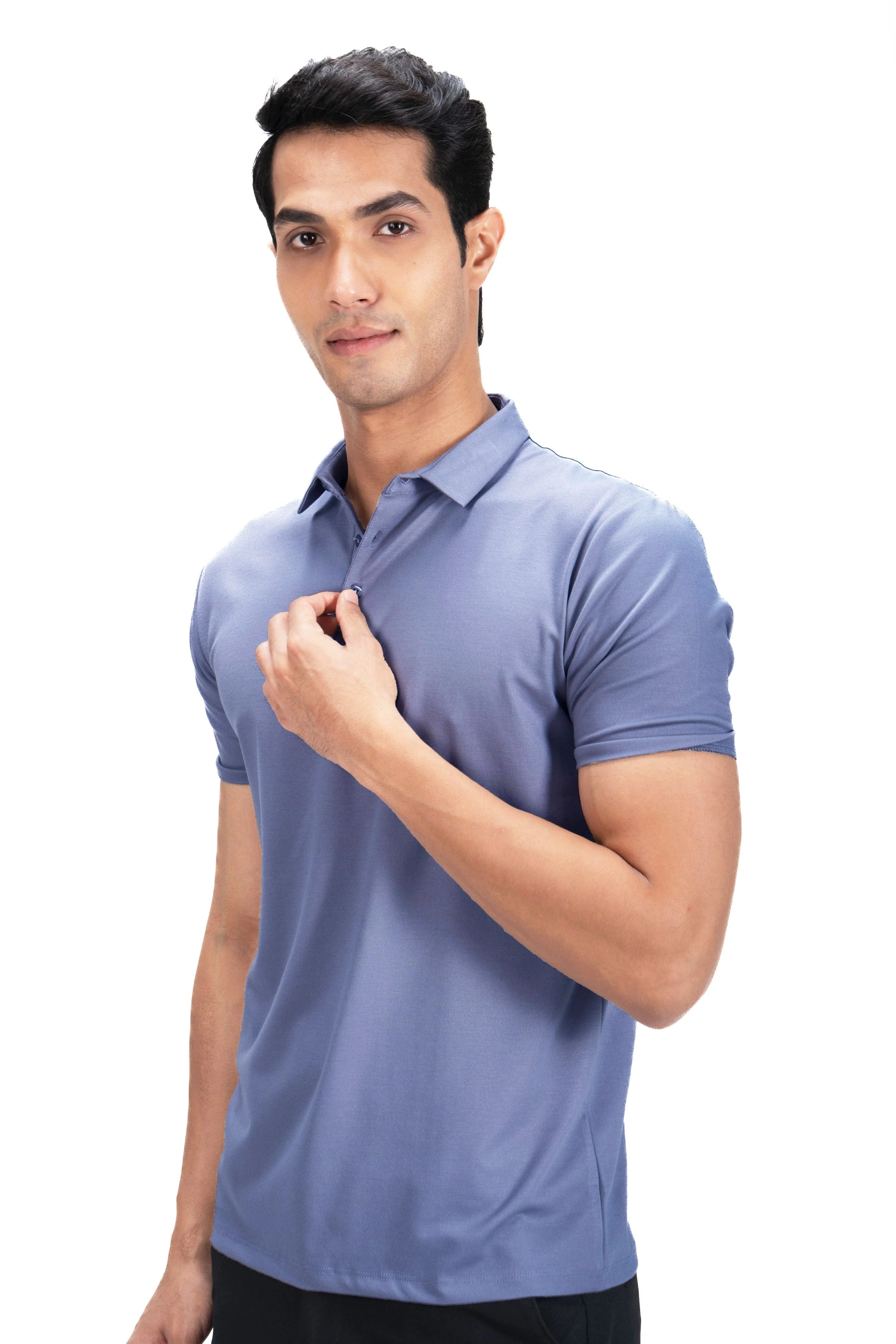 Cardinal Polo Twill- Airforce Blue - Image 3