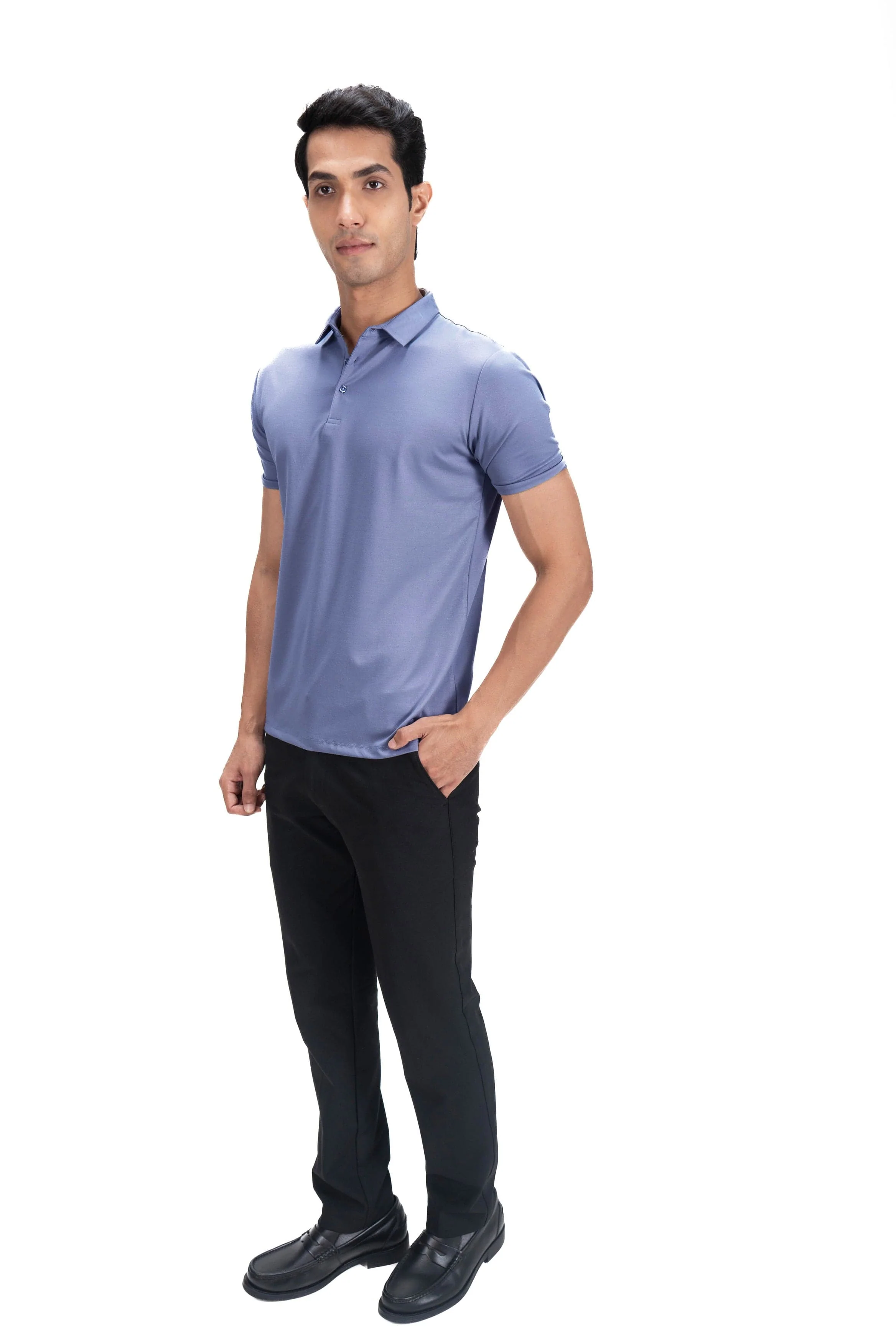 Cardinal Polo Twill- Airforce Blue - Image 4
