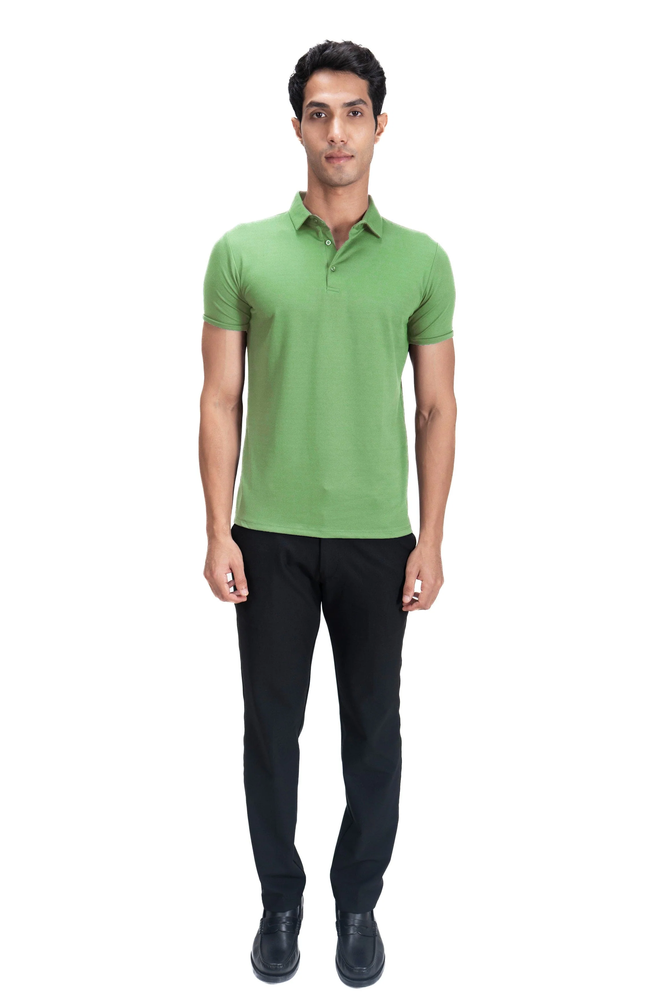 Cardinal Polo Twill- Basil Green - Image 4