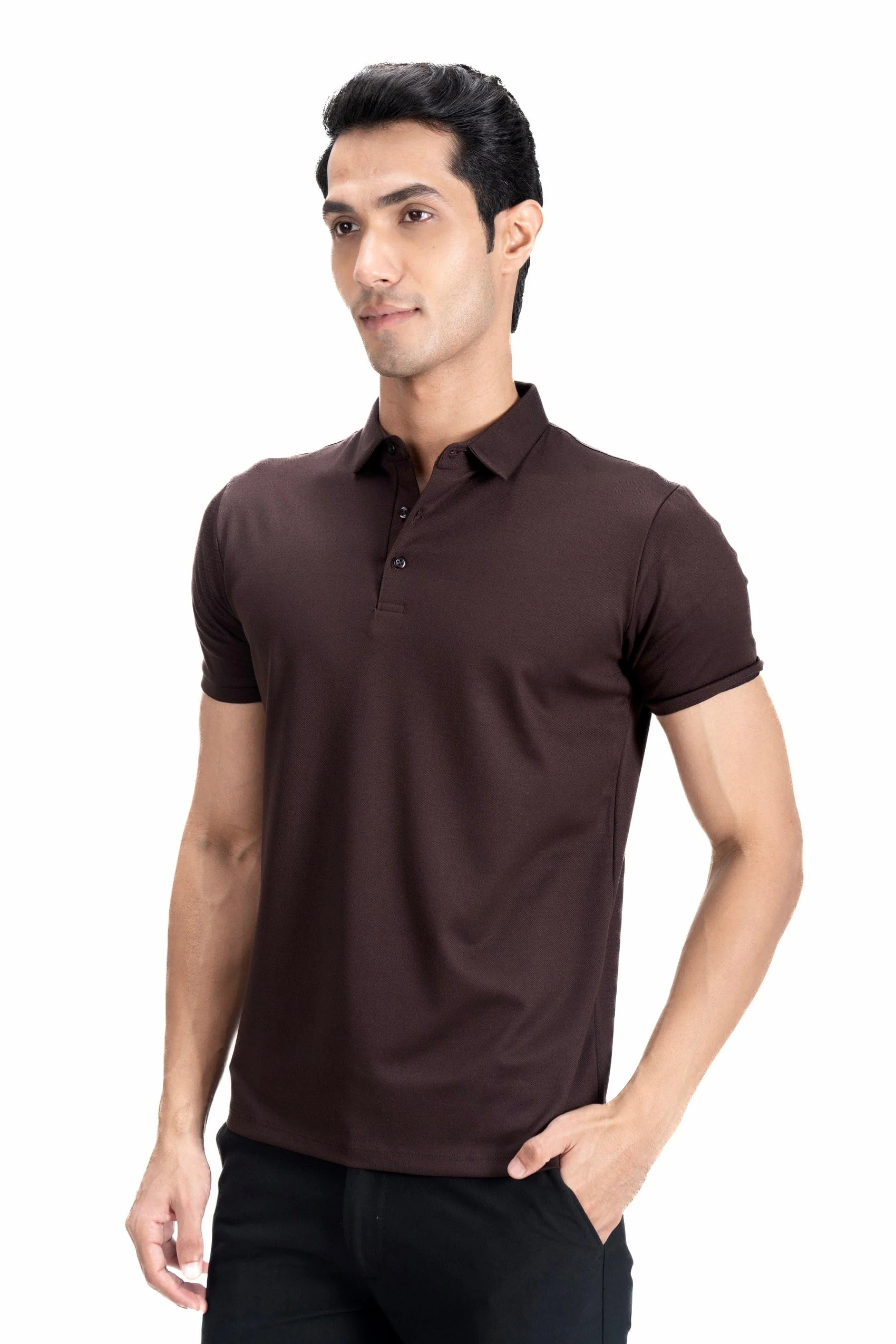 Cardinal Polo Twill - Black Coffee