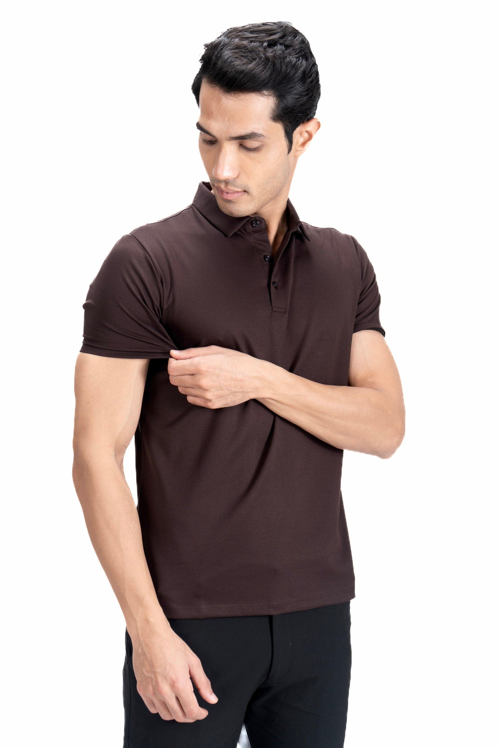 Cardinal Polo Twill - Black Coffee - Image 3