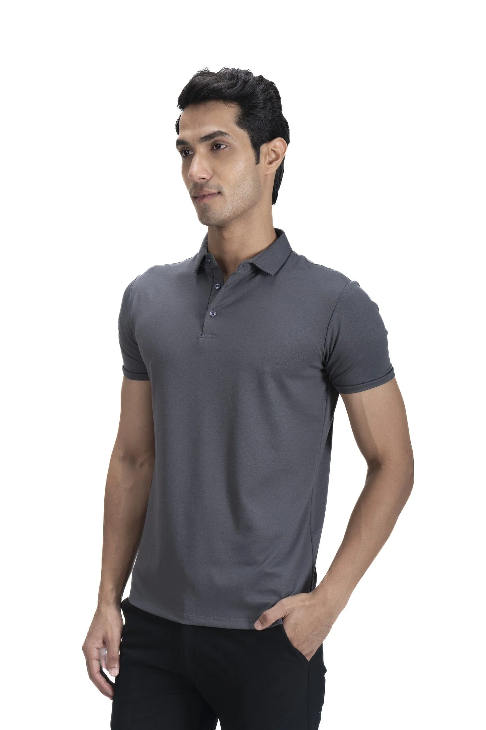 Cardinal Polo Twill- Gunmetal Grey - Image 5