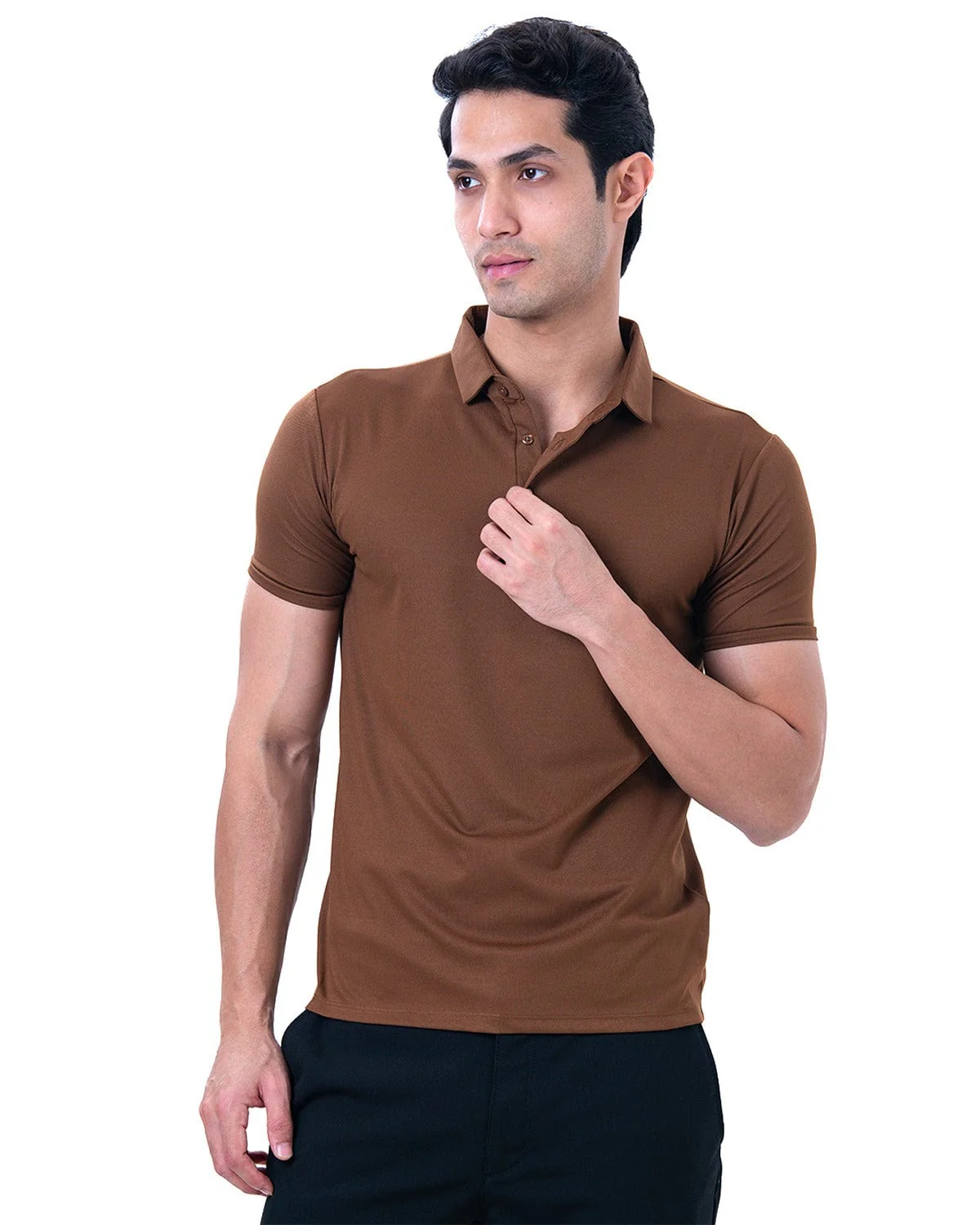 Cardinal Polo Twill- Mocha Brown - Image 4