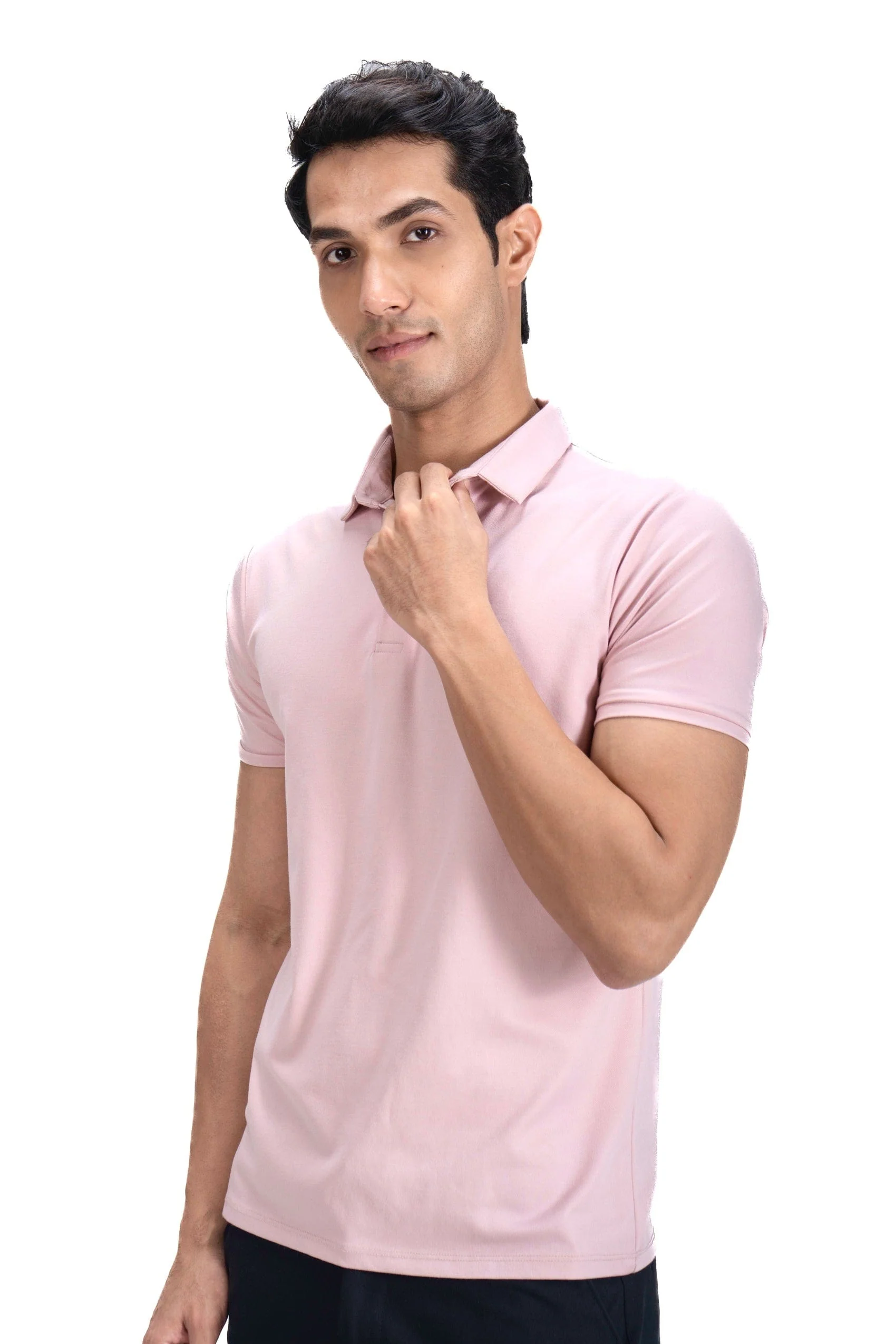 Cardinal Polo Twill- Millennial Pink - Image 3