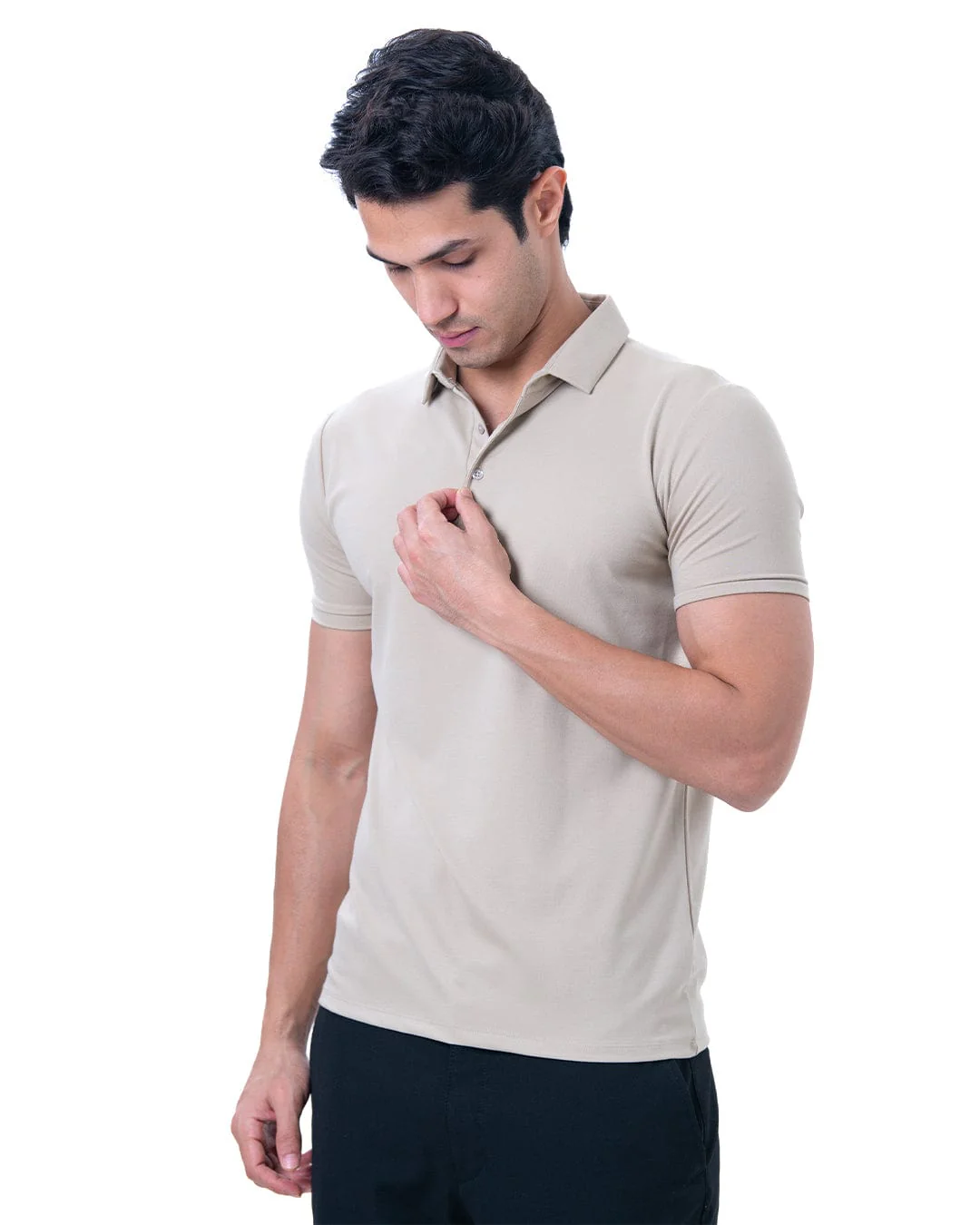 Cardinal Polo Twill- Sand Beige - Image 3