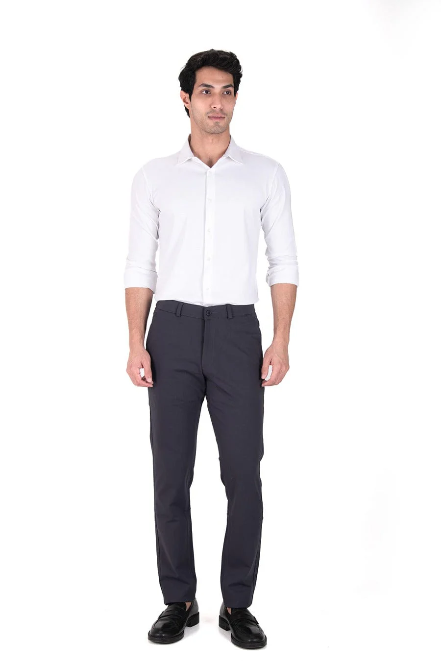 Fluid Cotton Flow Shirt - Pearl White - Image 4