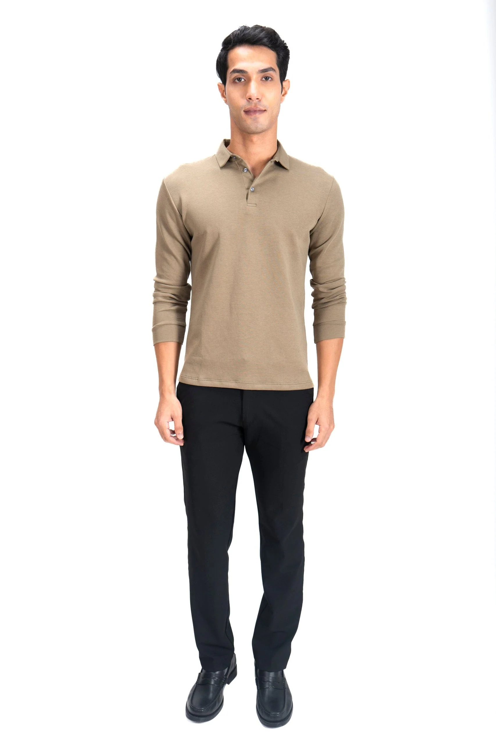 Legacy Polo sweater- Khaki Olive - Image 5