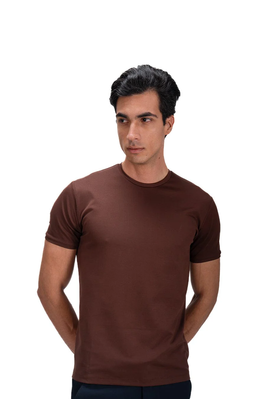 Salient Crew Neck - Cocoa Brown - Image 2