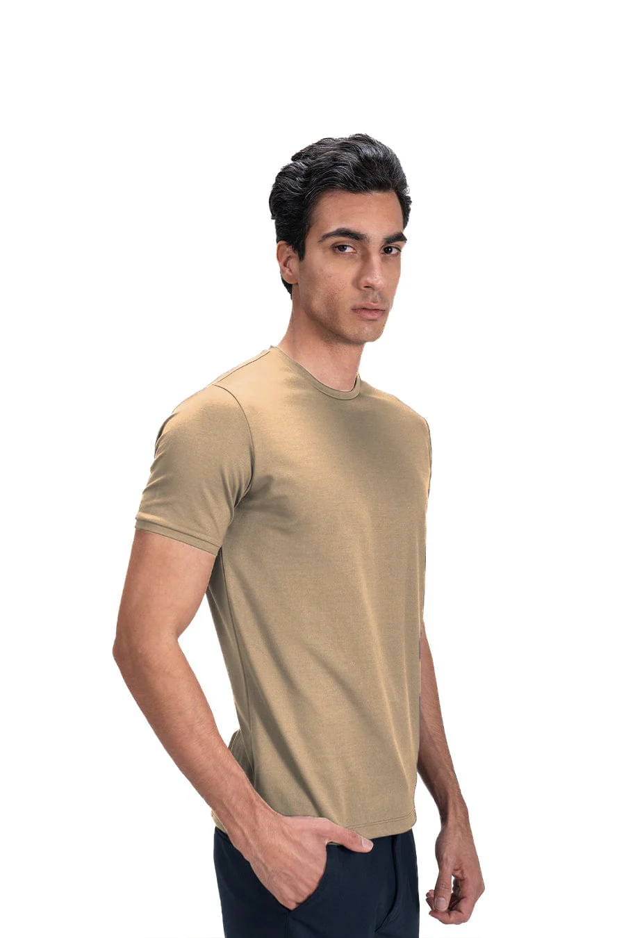 Salient Crew Neck - Deep Taupe - Image 3