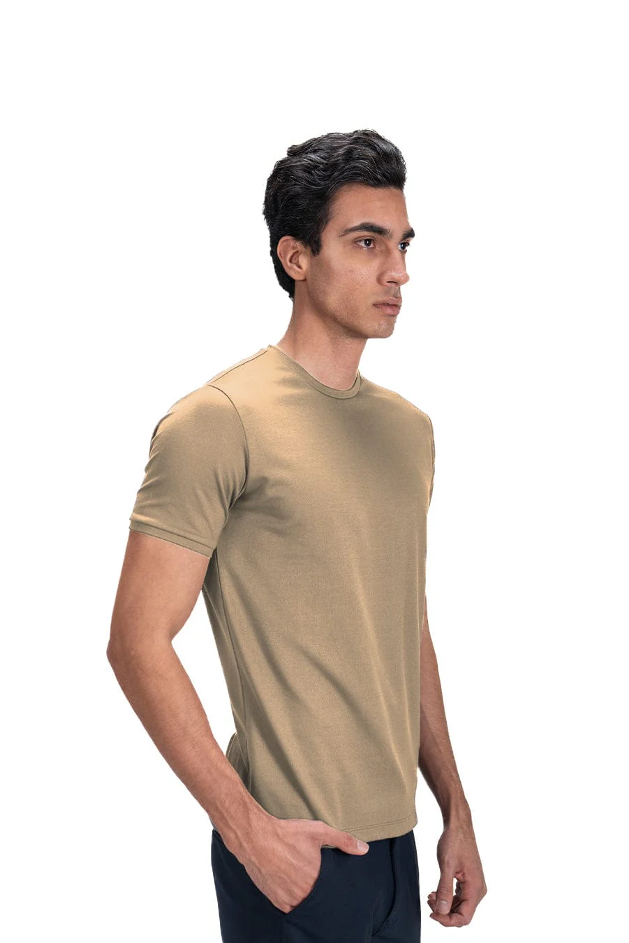 Salient Crew Neck - Deep Taupe - Image 4
