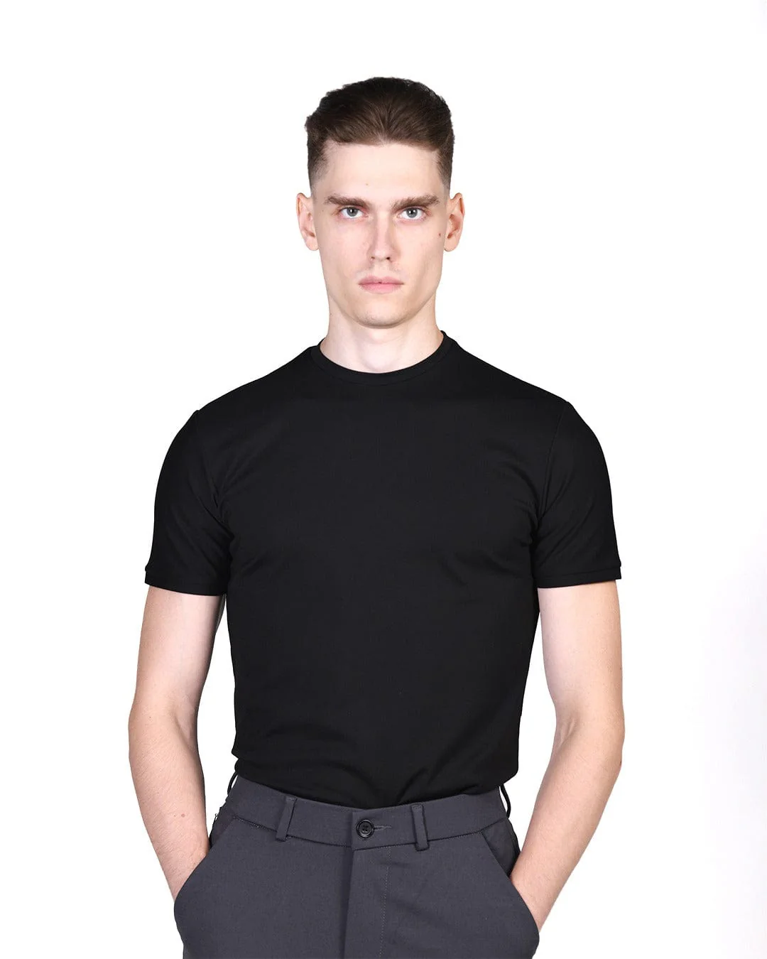 Salient Crew Neck - Jet Black - Image 3