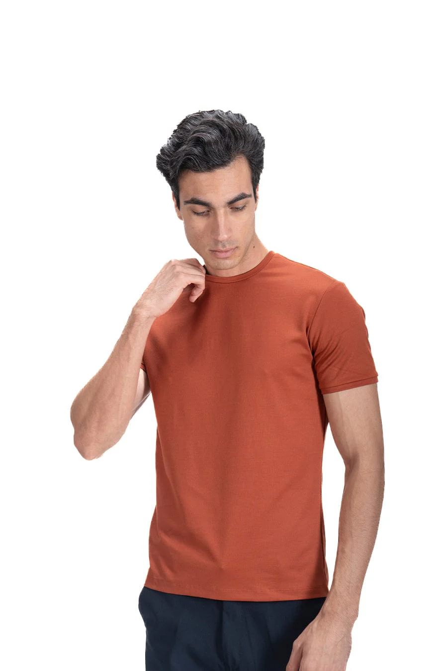 Salient Crew Neck - Natural Rust - Image 3