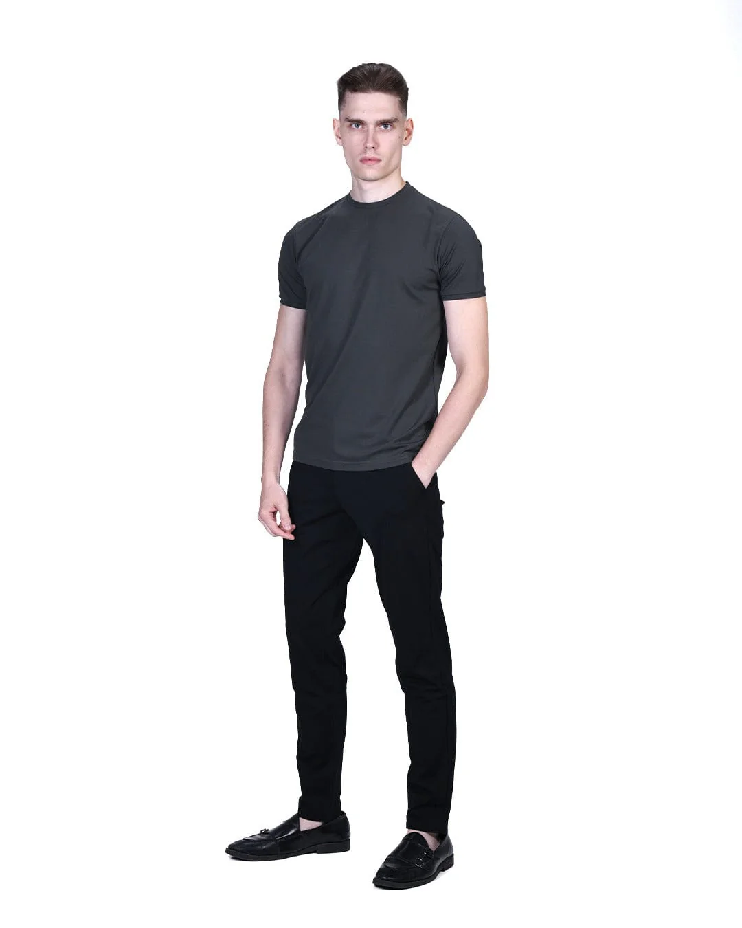 Salient Crew Neck - Pine Olive - Image 3
