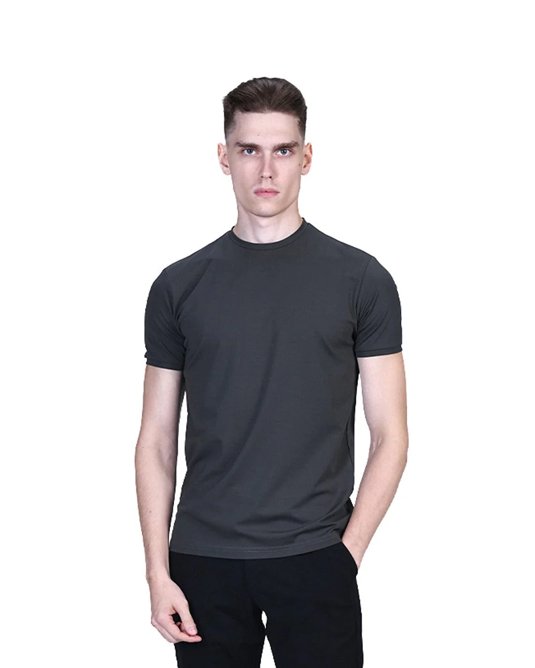 Salient Crew Neck - Pine Olive - Image 4