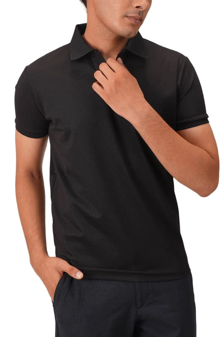 Wing Polo - Carbon Black - Image 3