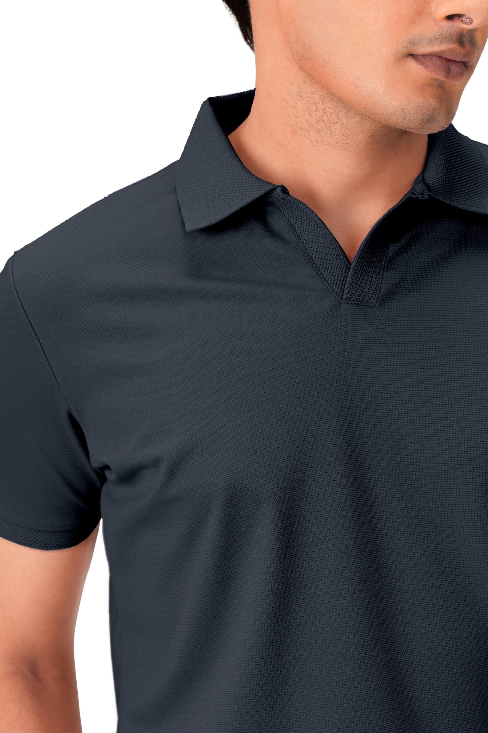 Wing Polo - Dark Grey - Image 3