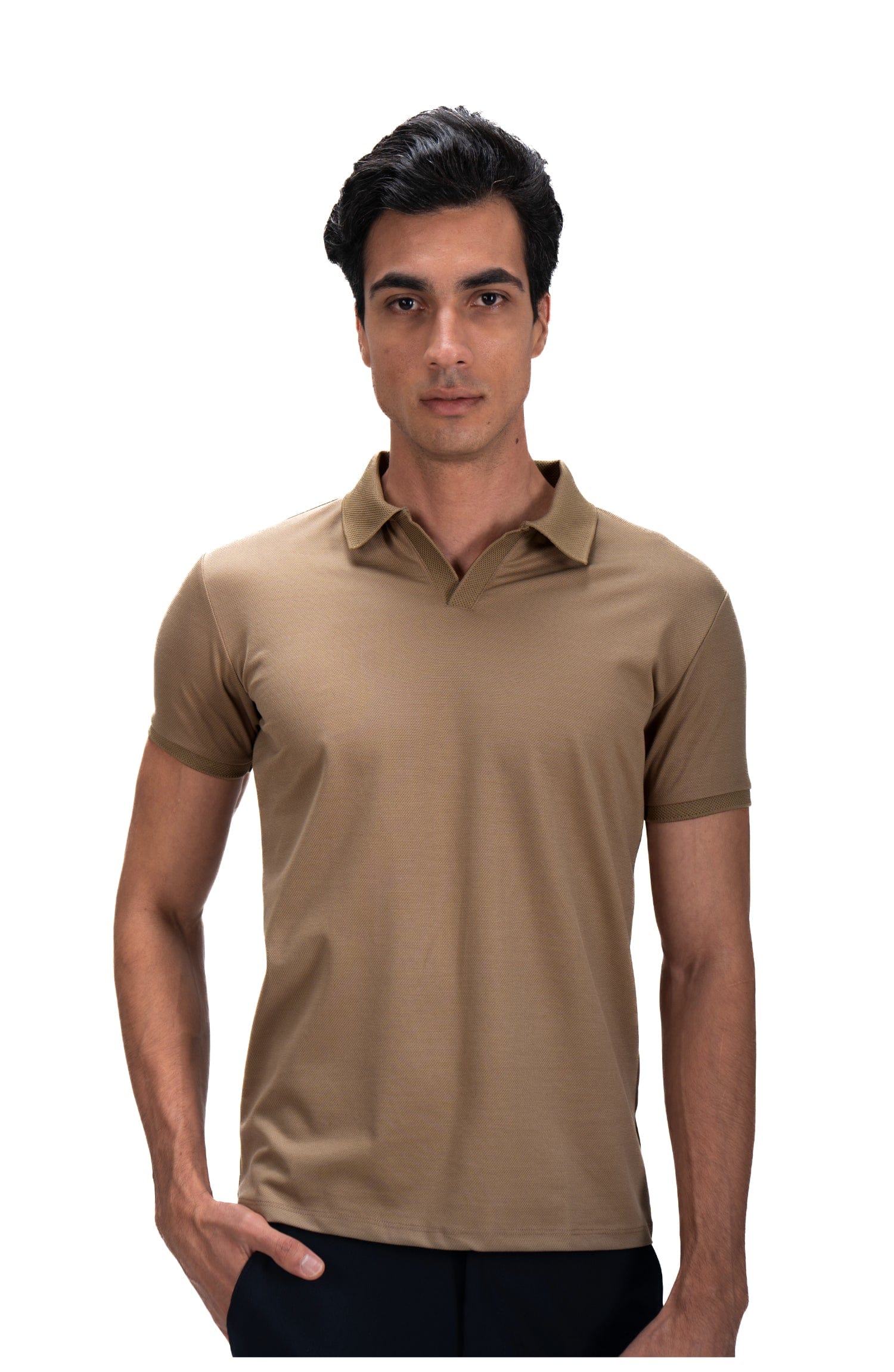 Wing Polo - Deep Taupe - Image 3