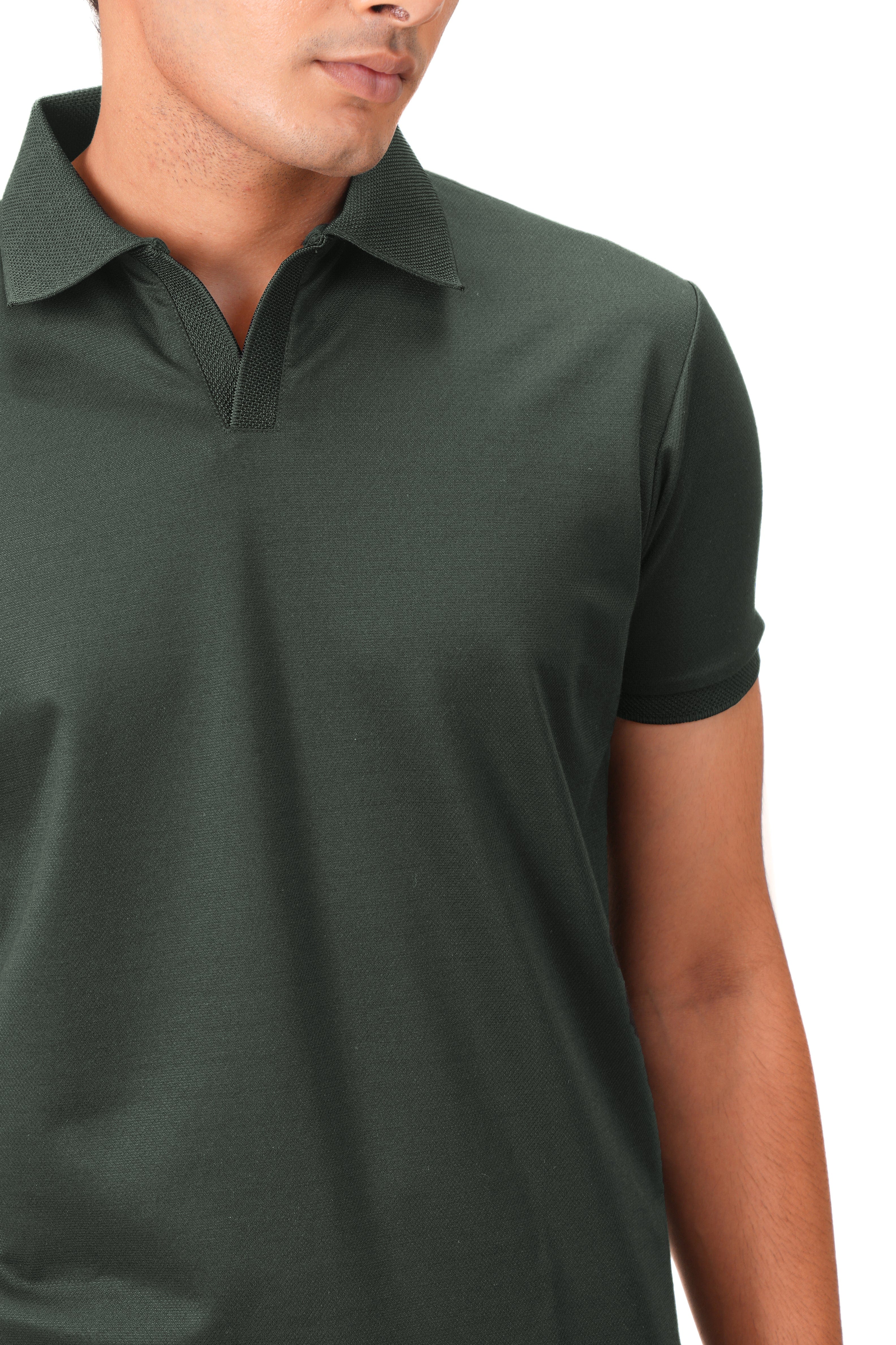 Wing Polo - Forest Green - Image 3