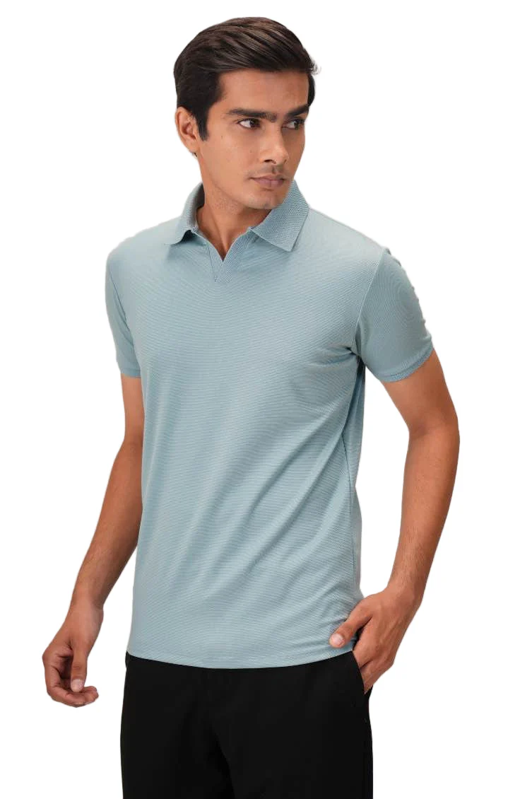 Wing Polo - Icy Blue - Image 2