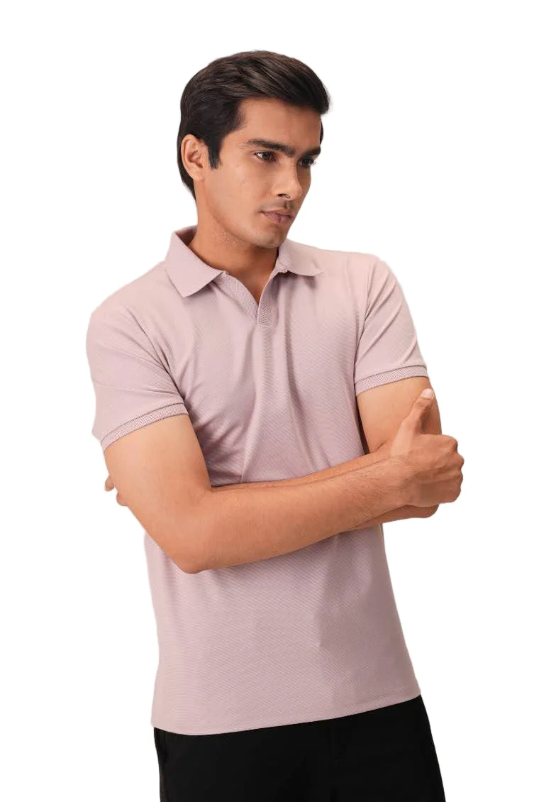 Wing Polo - Muted Rose - Image 4